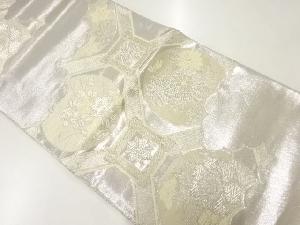 アンティーク　花蜀江紋織出し袋帯（材料）